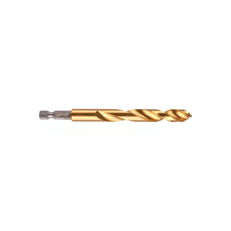   Burghiu cu melc MILWAUKEE 10,2 x 121/77 mm HSS-G TiN, HEX roșu - Shockwave™
