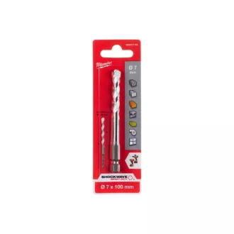 Burghiu universal MILWAUKEE 7,0 x 50/100 mm 1/4" Hex