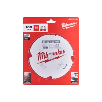   Pânză de ferăstrău MILWAUKEE pentru fibrociment 160 x 20 x 2,2 mm /4T D