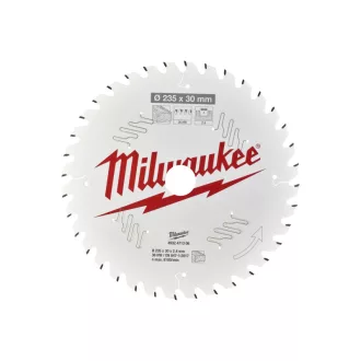   Pânză de ferăstrău MILWAUKEE pentru lemn 235 x 30 x 2,4 mm /36T ATB