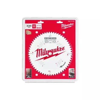   Pânză de ferăstrău MILWAUKEE pentru lemn 235 x 30 x 2,4 mm /60T ATB