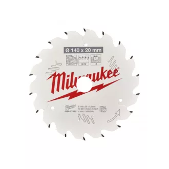   Pânză de ferăstrău MILWAUKEE pentru lemn 140 x 20 x 1,6 mm / 18T ATB