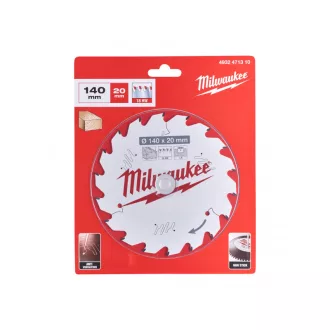   Pânză de ferăstrău MILWAUKEE pentru lemn 140 x 20 x 1,6 mm / 18T ATB
