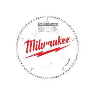   Pânză de ferăstrău MILWAUKEE pentru lemn 305 x 30 x 3,0 mm /100T ATB NEG