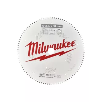   Pânză de ferăstrău MILWAUKEE pentru lemn 305 x 30 x 3,0 mm /100T ATB NEG