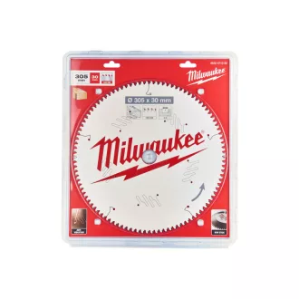   Pânză de ferăstrău MILWAUKEE pentru lemn 305 x 30 x 3,0 mm /100T ATB NEG