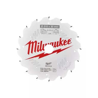  Pânză de ferăstrău MILWAUKEE pentru lemn 210 x 30 x 2,4 mm /T16 ATB