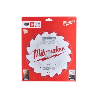   Pânză de ferăstrău MILWAUKEE pentru lemn 210 x 30 x 2,4 mm /T16 ATB