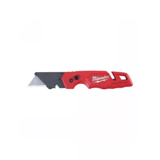   Cuțit pliabil cu lamă trapezoidală MILWAUKEE cu suport pentru lamă Fastback