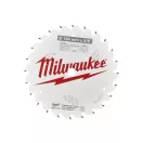 Pânză de ferăstrău MILWAUKEE pentru lemn 184 x 5/8" x 1,6 mm /24T ATB