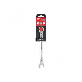 Cheie cu clichet MILWAUKEE 13 mm / 186,5 mm CrV MAX BITE™