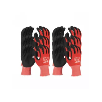   MILWAUKEE Mănuși de protecție de lucru rezistente la tăiere nitril înmuiat 1/A - XL/10 (12 per/buc)