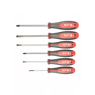  Șurubelniță MILWAUKEE cu mâner pe 3 fețe 6 părți (PZ1/PZ2/SL3/SL4/SL5.5/SL6.5)