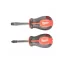 Șurubelniță MILWAUKEE cu mâner pe 3 fețe PZ2/SL6.5 - set 2 piese