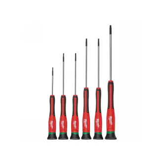 Set de șurubelnițe torx de precizie MILWAUKEE 6 buc