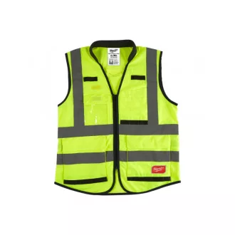 Vestă de vizibilitate premium MILWAUKEE, galbenă - L/XL