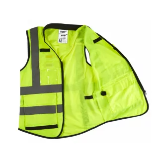 Vestă de vizibilitate premium MILWAUKEE, galbenă - L/XL