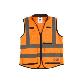 Vestă de vizibilitate premium MILWAUKEE, portocaliu - L/XL