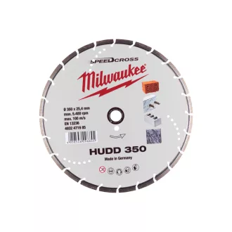  Disc de tăiat diamant MILWAUKEE 350 x 2,6 x 8 x 25,4 mm HUDD segmentat