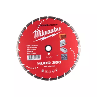   Disc de tăiat diamant MILWAUKEE 350 x 2,6 x 8 x 25,4 mm HUDD segmentat