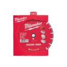 Disc de tăiat diamant MILWAUKEE 350 x 2,6 x 10 x 25,4 mm AUD segmentat