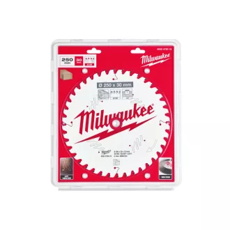   Pânză de ferăstrău MILWAUKEE pentru lemn 250 x 30 x 2,8 mm /40T ATB