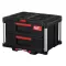 MILWAUKEE Cufă de depozitare cu 2 sertare PACKOUT