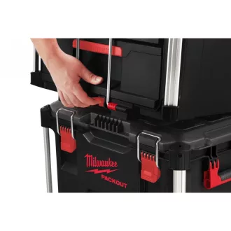 MILWAUKEE Cufă de depozitare cu 2 sertare PACKOUT