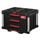 MILWAUKEE Cufă de depozitare cu 3 sertare PACKOUT™