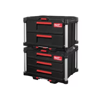 MILWAUKEE Cufă de depozitare cu 3 sertare PACKOUT™