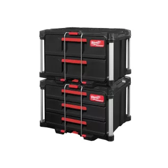 MILWAUKEE Cufă de depozitare cu 3 sertare PACKOUT™