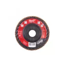 MILWAUKEE Disc abraziv cu clapete 115 x 22,2 mm / P40 granulație ceramică SLC50 Cera Turbo