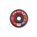 MILWAUKEE Disc abraziv cu clapete 115 x 22,2 mm / P60 granulație ceramică SLC50 Cera Turbo