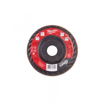   MILWAUKEE Disc abraziv cu clapete 115 x 22,2 mm / P60 granulație ceramică SLC50 Cera Turbo