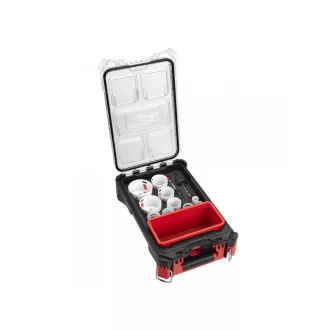   Kit de perforare circulară MILWAUKEE, 12 bucăți, bimetal, în Co Packout Organizator Hole Buldozer