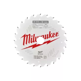   Pânză de ferăstrău MILWAUKEE pentru lemn 210 x 30 x 1,9 mm /24T ATB