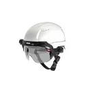 Cască albă MILWAUKEE BOLT™ 200 cu fante de ventilație
