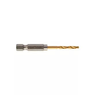  Burghiu MILWAUKEE 3,0 x 65/23 mm HSS-G TiN, HEX roșu - Shockwave™ (10 buc)