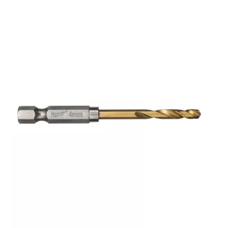   Burghiu MILWAUKEE 4,0 x 71,5/26 mm HSS-G TiN, HEX roșu - Shockwave™ (10 buc)