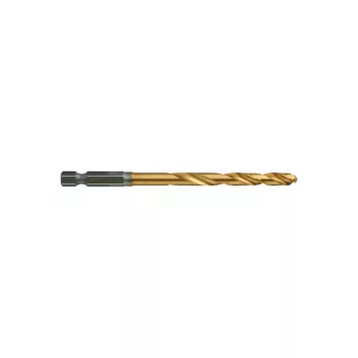   Burghiu MILWAUKEE 6,0 x 105/63 mm HSS-G TiN, HEX roșu - Shockwave™ (10 buc)