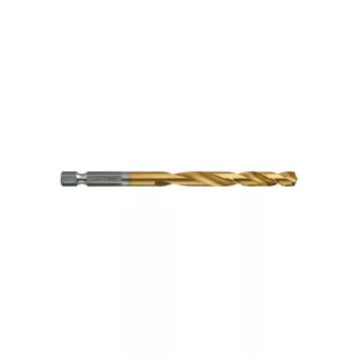   Burghiu MILWAUKEE 7,0 x 109/66 mm HSS-G TiN, HEX roșu - Shockwave™ (5 buc)