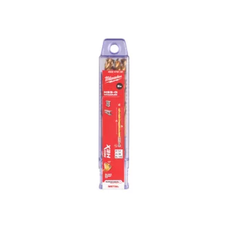   Burghiu MILWAUKEE 7,0 x 109/66 mm HSS-G TiN, HEX roșu - Shockwave™ (5 buc)