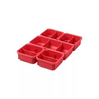   MILWAUKEE Cutie de depozitare detașabilă pentru organizator PACKOUT îngust 5 părți