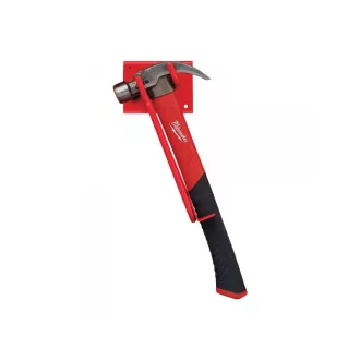   Ciocan de dulgher MILWAUKEE cu maner curbat din fibra de sticla de 450 g, magnetic