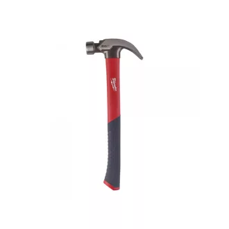   Ciocan de dulgher MILWAUKEE curbat cu maner din fibra de sticla de 570 g, magnetic