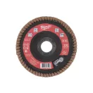 MILWAUKEE Disc abraziv cu clapete 115 x 22,2 mm / granulație ceramică P40