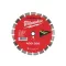 Disc de tăiat cu diamant MILWAUKEE 350 x 2,8 x 10 x 25,4 mm segmentat ADD