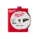 Disc de tăiat cu diamant MILWAUKEE 350 x 2,8 x 10 x 25,4 mm segmentat ADD