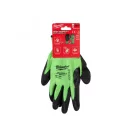 MILWAUKEE Mănuși de protecție pentru muncă rezistente la tăiere HI-VIS 4/C - XL/10 ambalaj mare (144 per/buc)