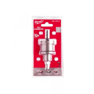   MILWAUKEE Freză circulară TCT 40 mm prindere pe 3 părți inox